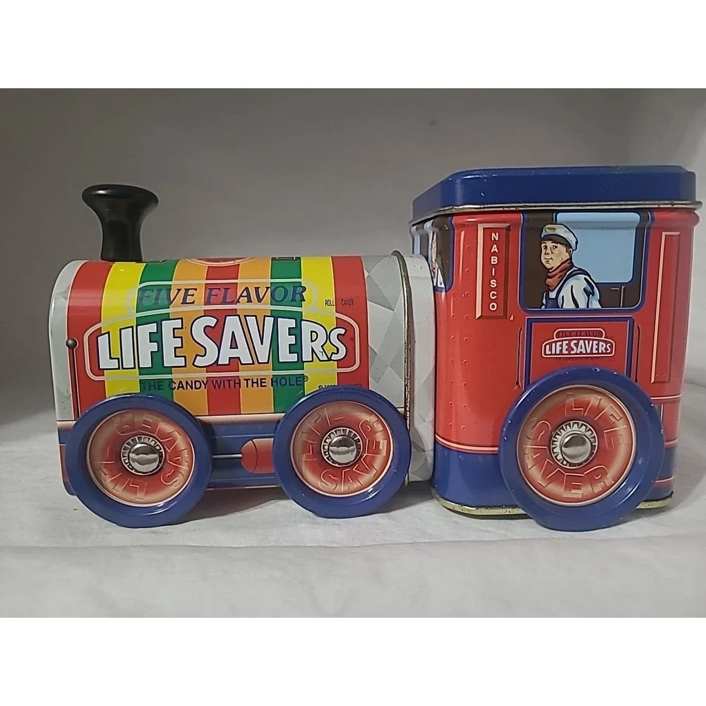 1997 Nabisco Life Savers Train Tin Candy Box
